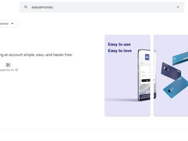 Easy E Money online payment Mobile application