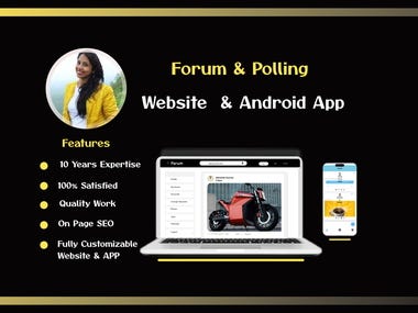 Forum and Polling Website and App Like Quora
