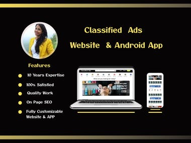 Classified ads Website and App like OLX, GUMTREE etc