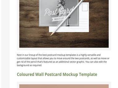 Best Postcard Mockup Templates