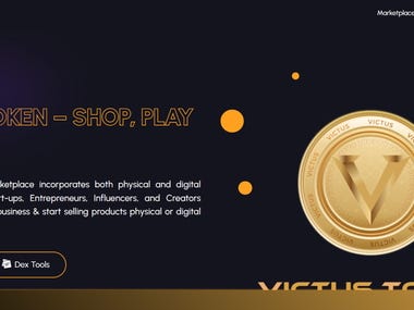 Victus Token's marketplace for creat