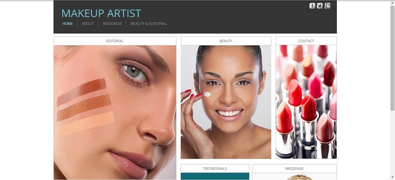 Make-up Website
