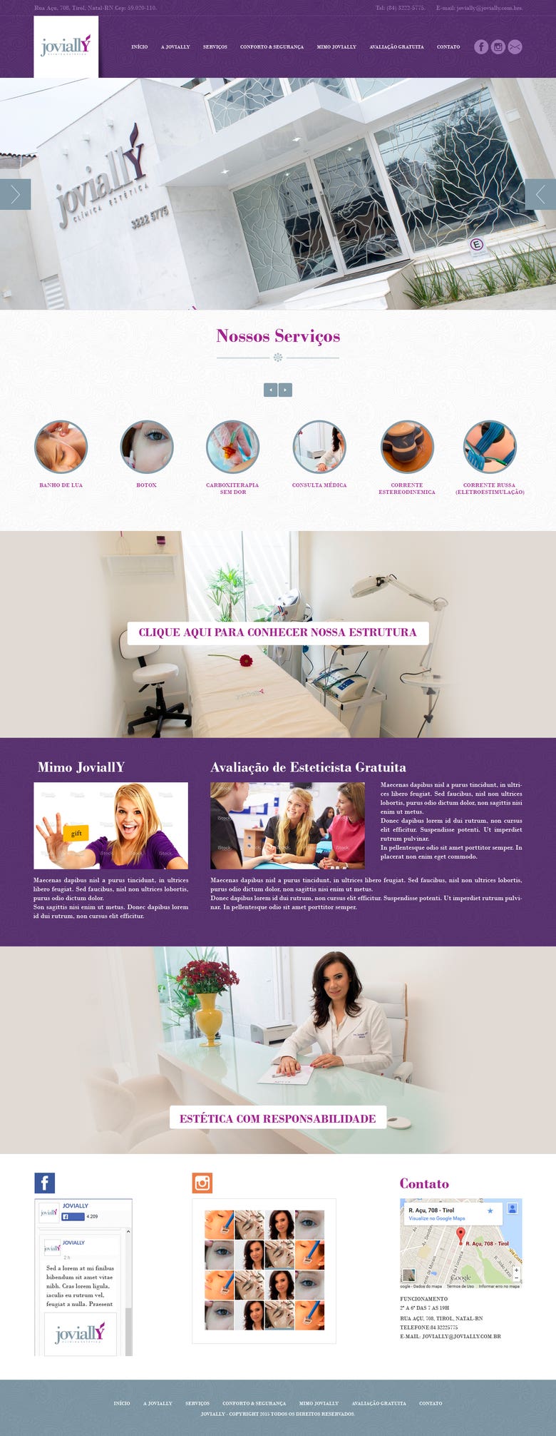 Website Design for a Beauty Clinic