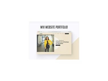 Wix Website Portfolio