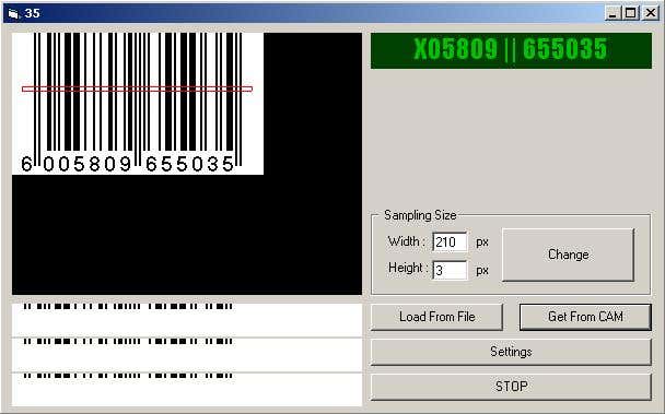 Very simple barcode reader using Visual Basic (2003)
