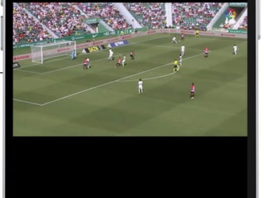 The platform where soccer fans can upload live video