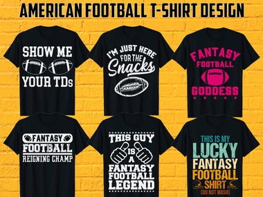 American Football T-Shirt Design Ideas