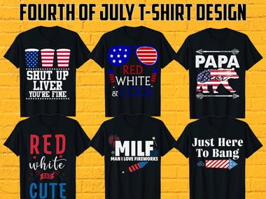 Fourth Of July T-Shirt Design Ideas