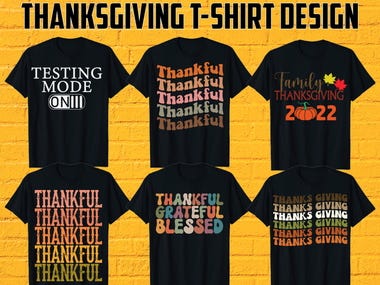 Thanksgiving T-Shirt Design Ideas