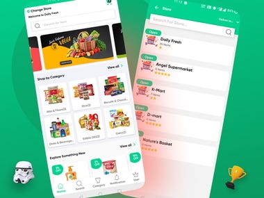Food, Grocery, Pharmacy Multi Store(Vendor) Android App