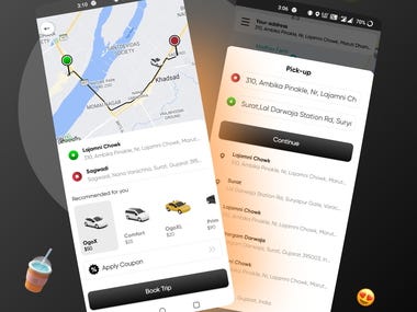 Taxi Booking & Ride Booking App | OLA Cabs | Uber Clone