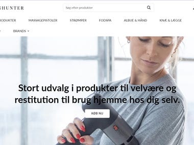 Shopify Ecommerce - painhunter.dk