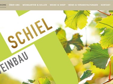 eCommerce Wine store - weinbau-schiel.at
