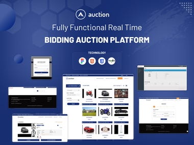 Fully functional Auction Platform