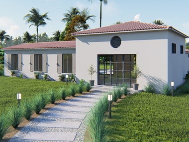 3D exterior design and rendering