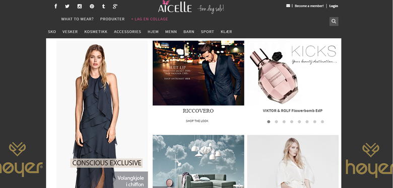 Aicelle Fashion Website
