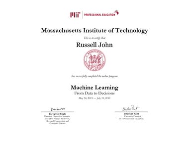 MIT Machine Learning Course