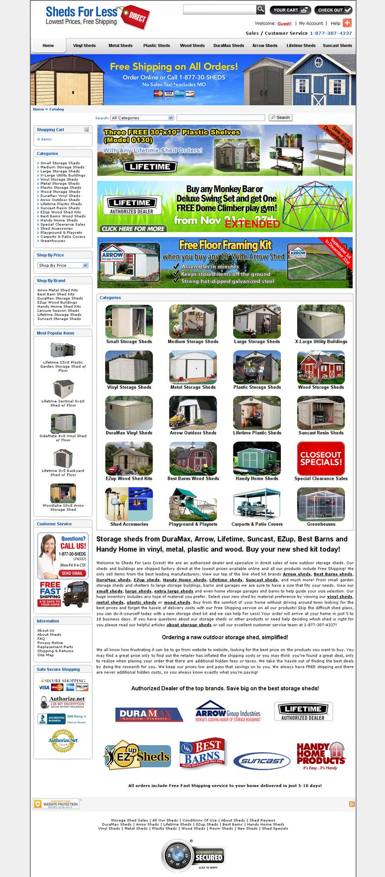 Sheds For Less Direct