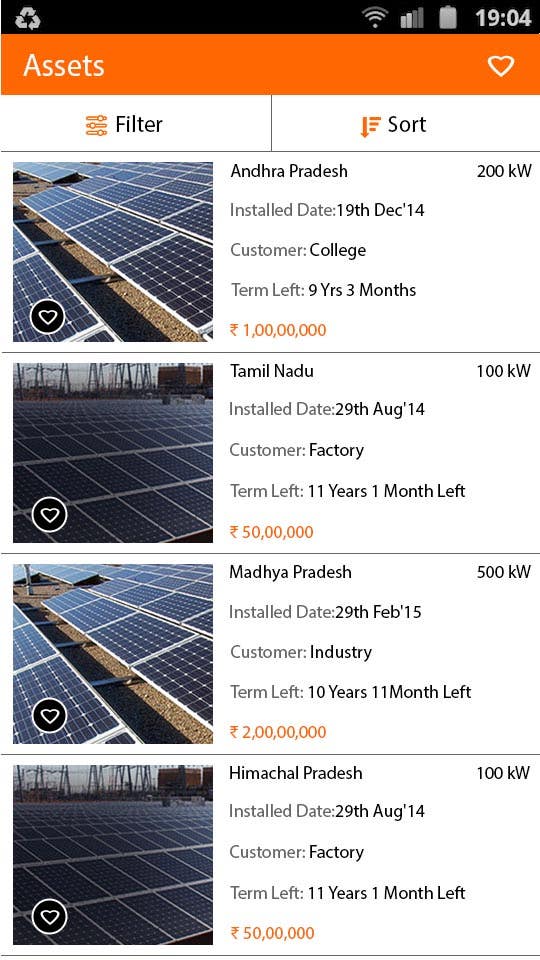 Android App - Solar Energy App