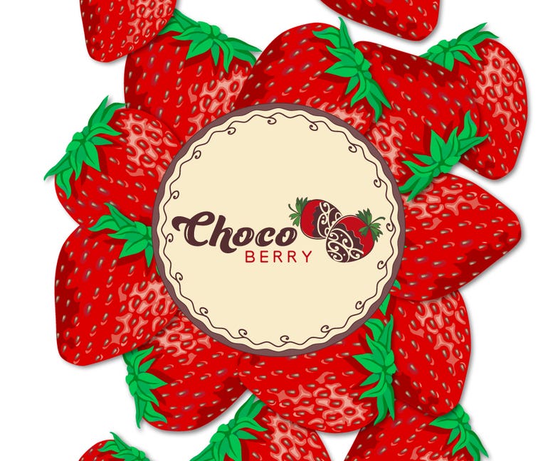 \"Chocoberry\" -strawberries in chocolate.