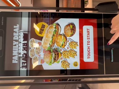 Omega Kiosk for Burger King
