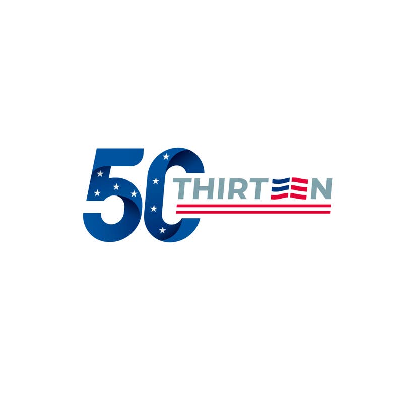 50th thirteen logo