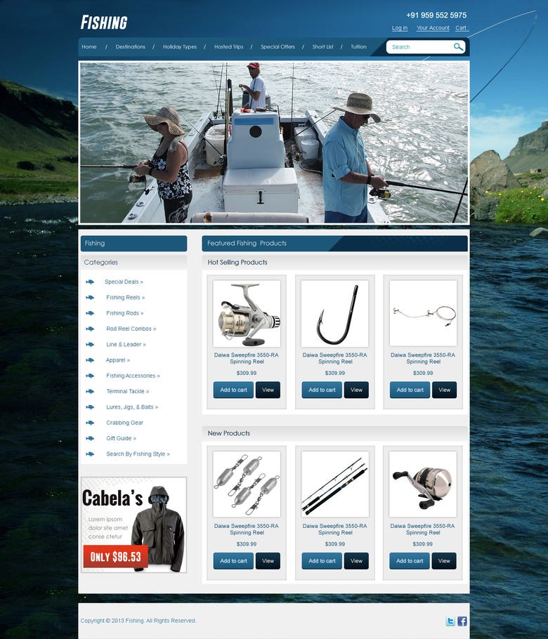 Fishing online soite on Woocommerce