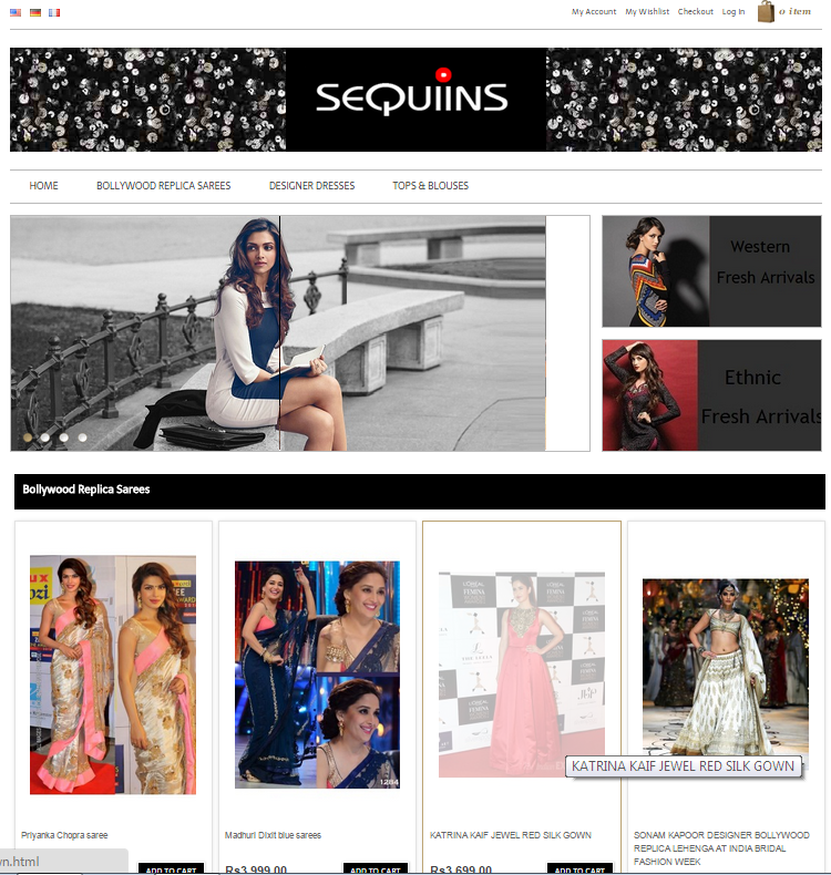 Bollywood replica dresses (http://sequiins.in/)