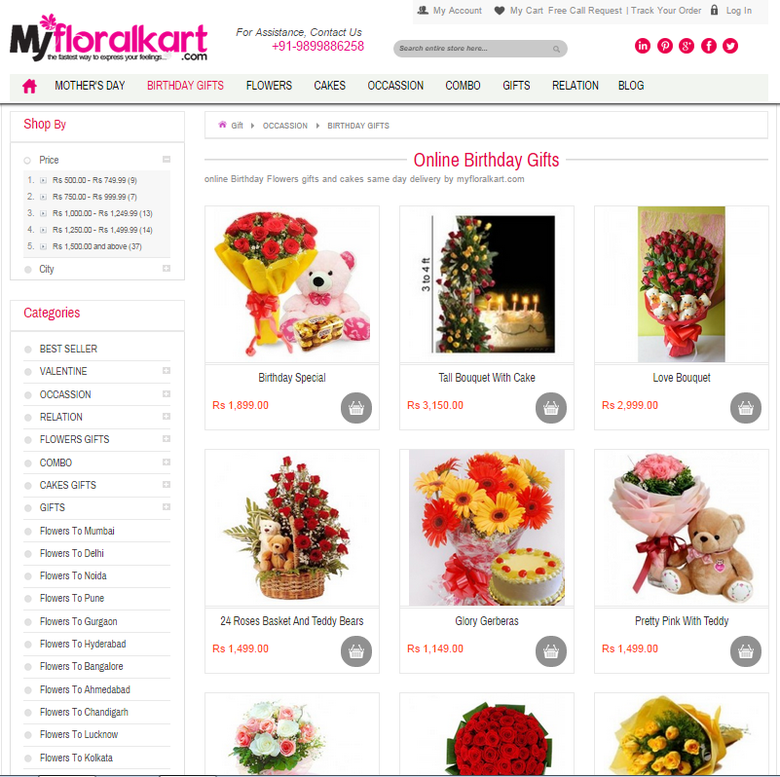 Online flower cake delivery in india