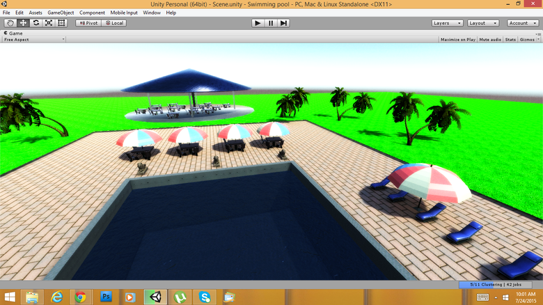 Unity3D Pool Scene