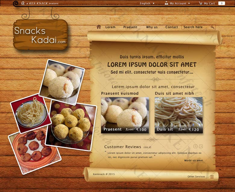 Snacks Kadai, an online snacks store