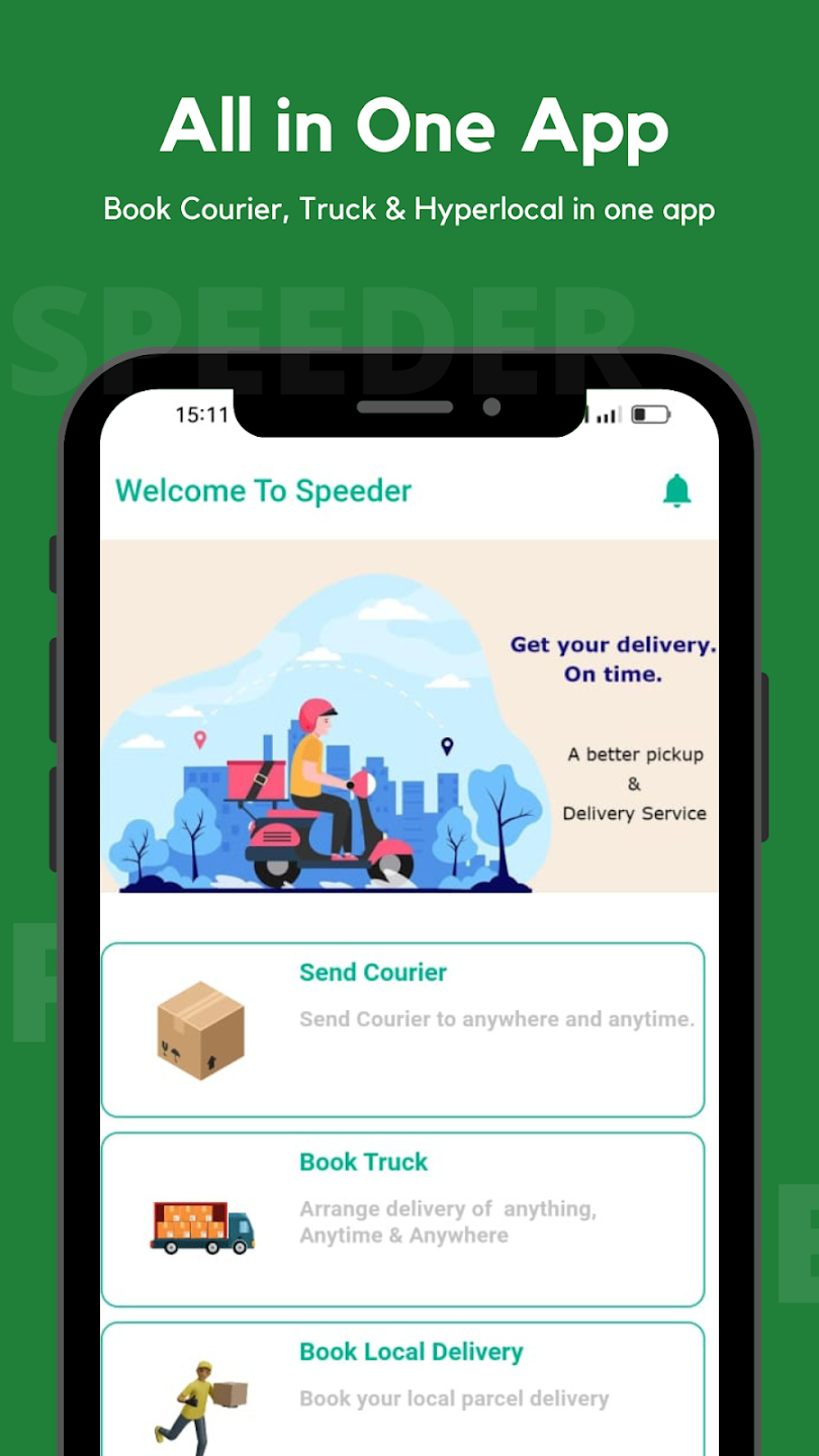 Speeder : Courier Delivery App