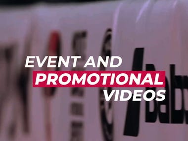EVENT AND PROMOTIONAL videos
