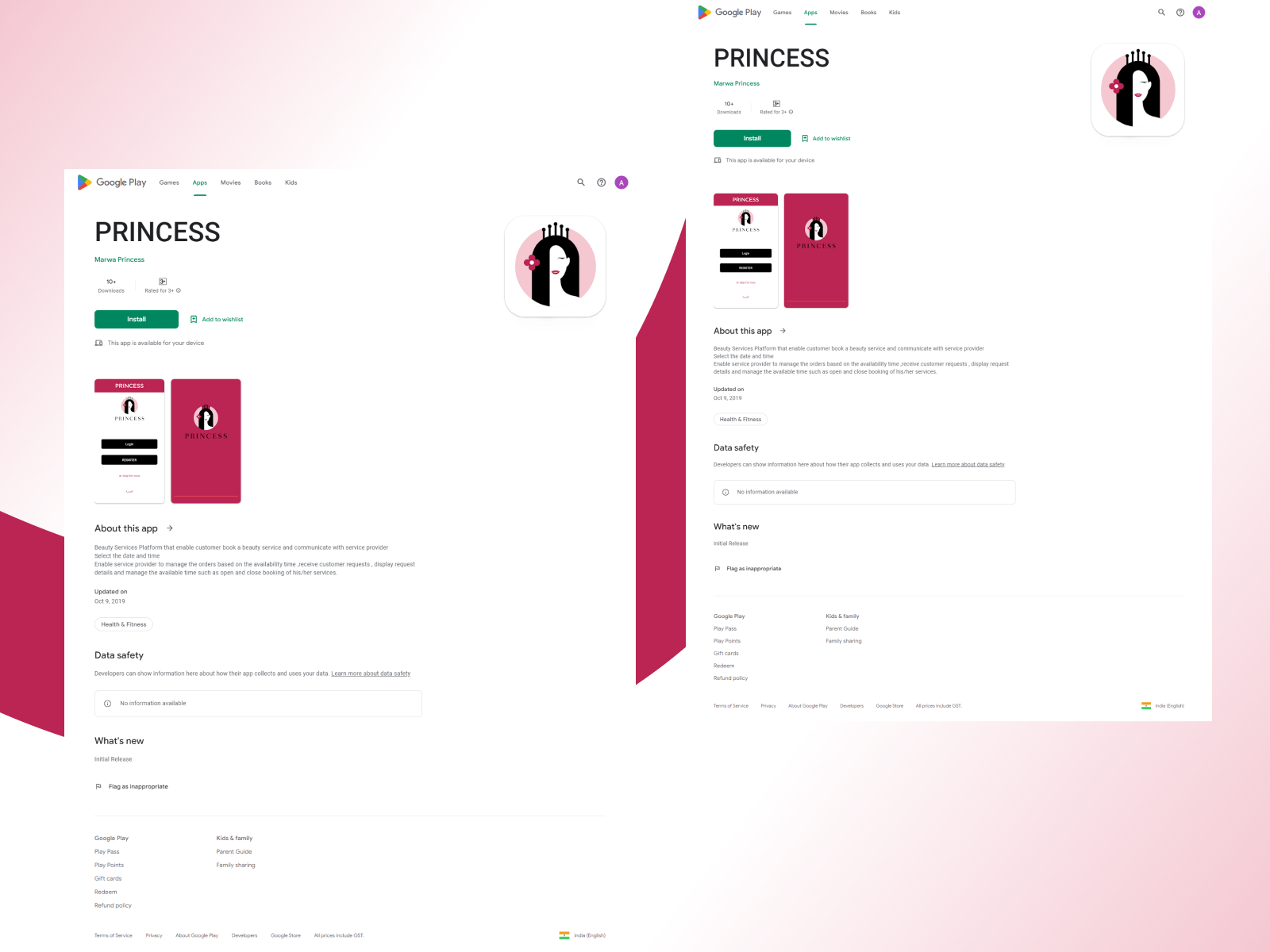 Princess : Beauty Service Platform