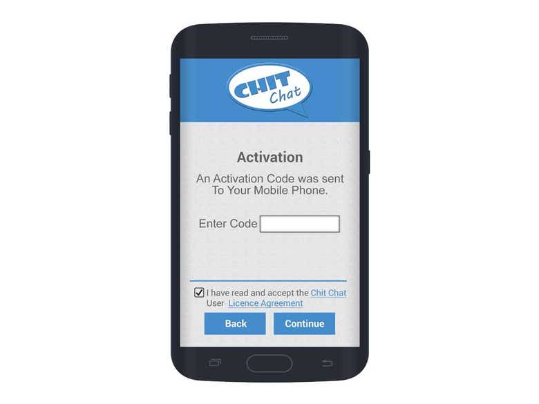 Androind Chit Chat Application UI