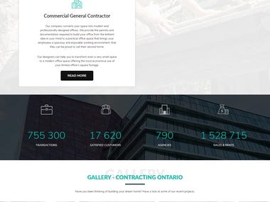 Contractors Services Website