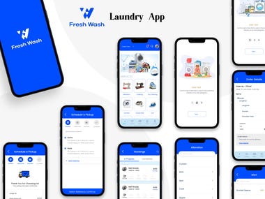 Laundry & Dry Clean Booking Mobile App
