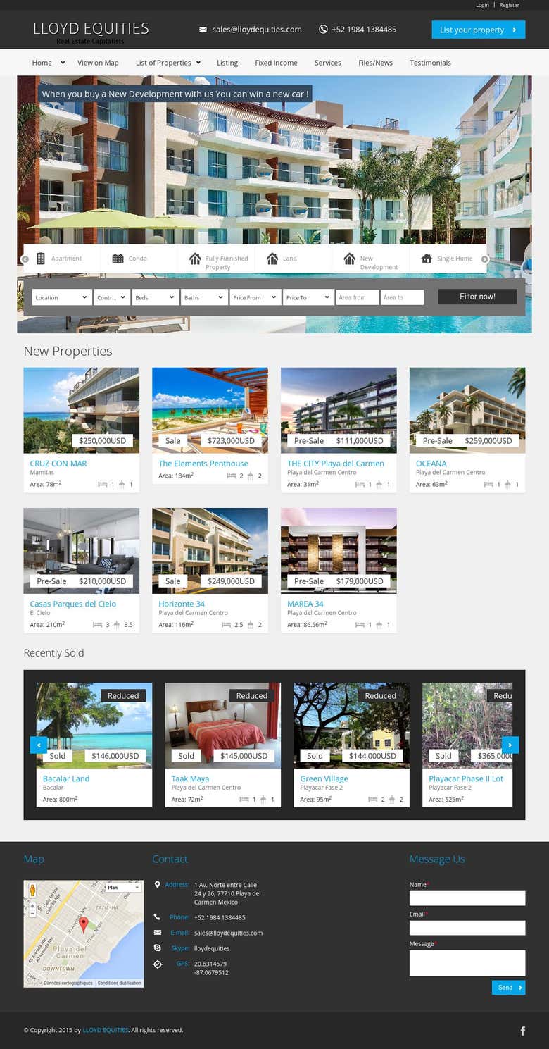 Property Listing Website