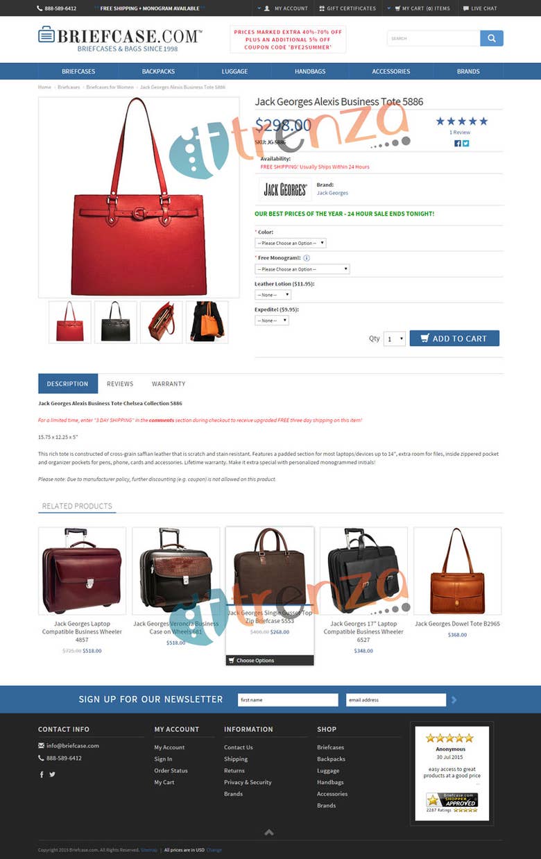 eCommerce Shop powered by BigCommerce | Briefcase.com