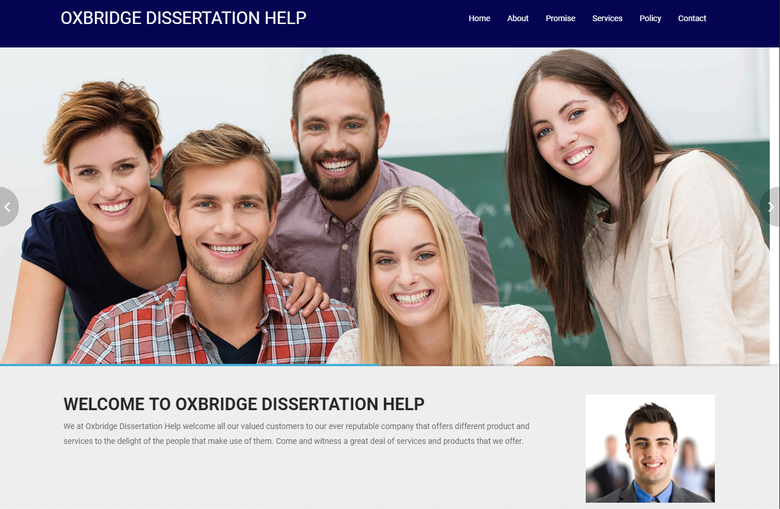 OXBRIDGE DISSERTATION HELP