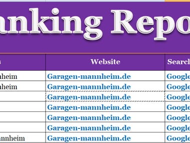 Secured First Page Ranking for Garagen-Mannheim.de