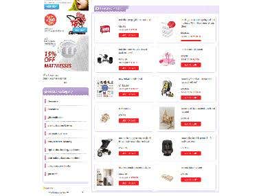 baby product store in opencart