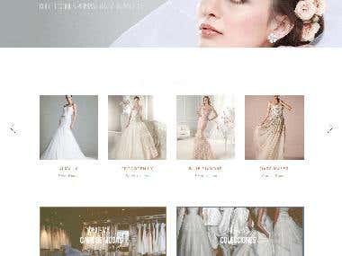 Bridal dress designer website