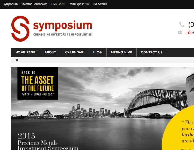 Symposium - Australia Gold