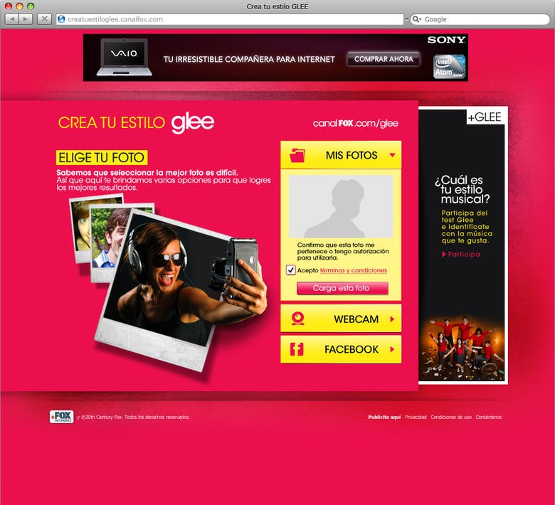 Glee Fox-Flash site