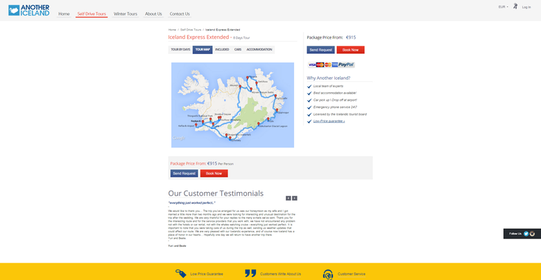 Another Iceland: Magento web site