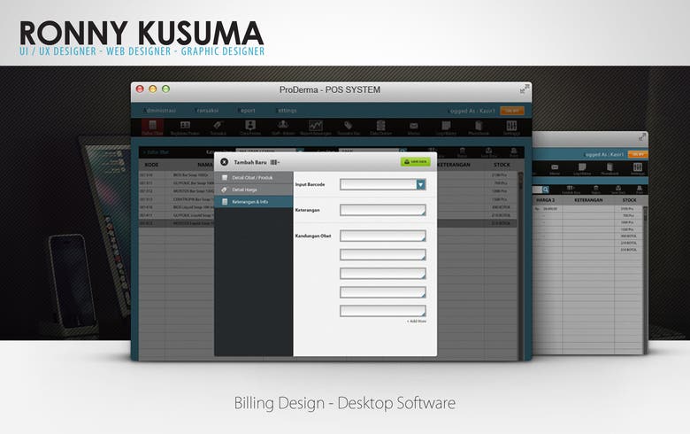 Accounting & Billing System Design - Desktop Software