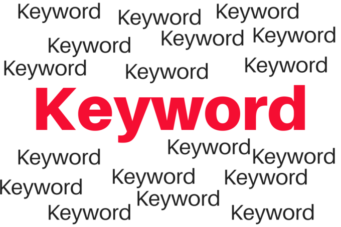 do in depth keyword research for your product or service