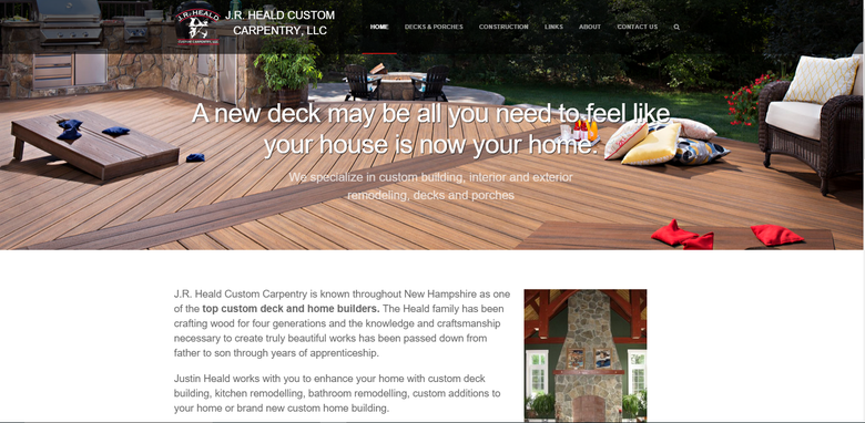 Heald Carpentry - Website Design. SEO and Google Adwords