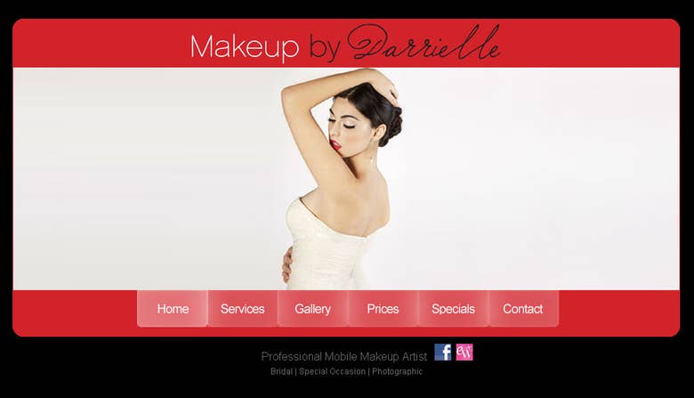 Webproject - Makeup by Darrielle